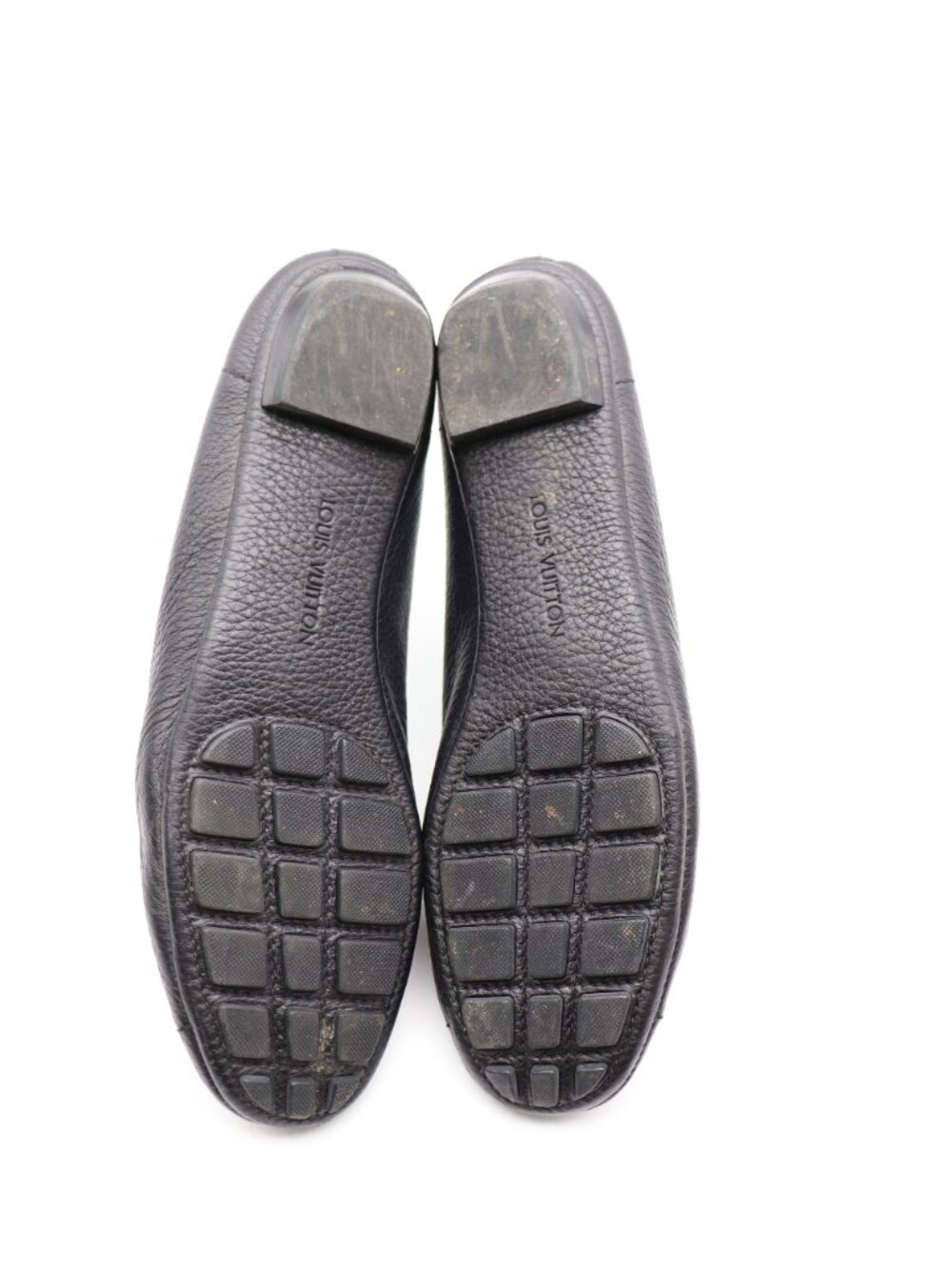 Louis Vuitton Ballets Black Leather Flats Women's Size EU 38 Slip on Shoes - Picture 9 of 10